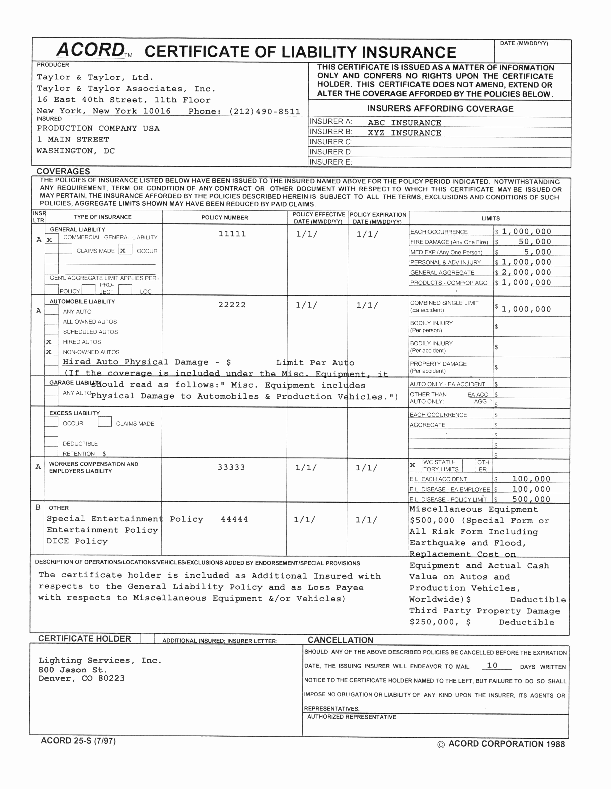 Acord 35 Beautiful Acord 35 Unique Homeowners Insurance Application form with